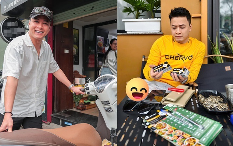 Nam thần VTV một thời nghỉ việc ở nhà hát, giờ phụ vợ bán bún riêu, dắt xe cho khách vẫn vui vẻ- Ảnh 1.
