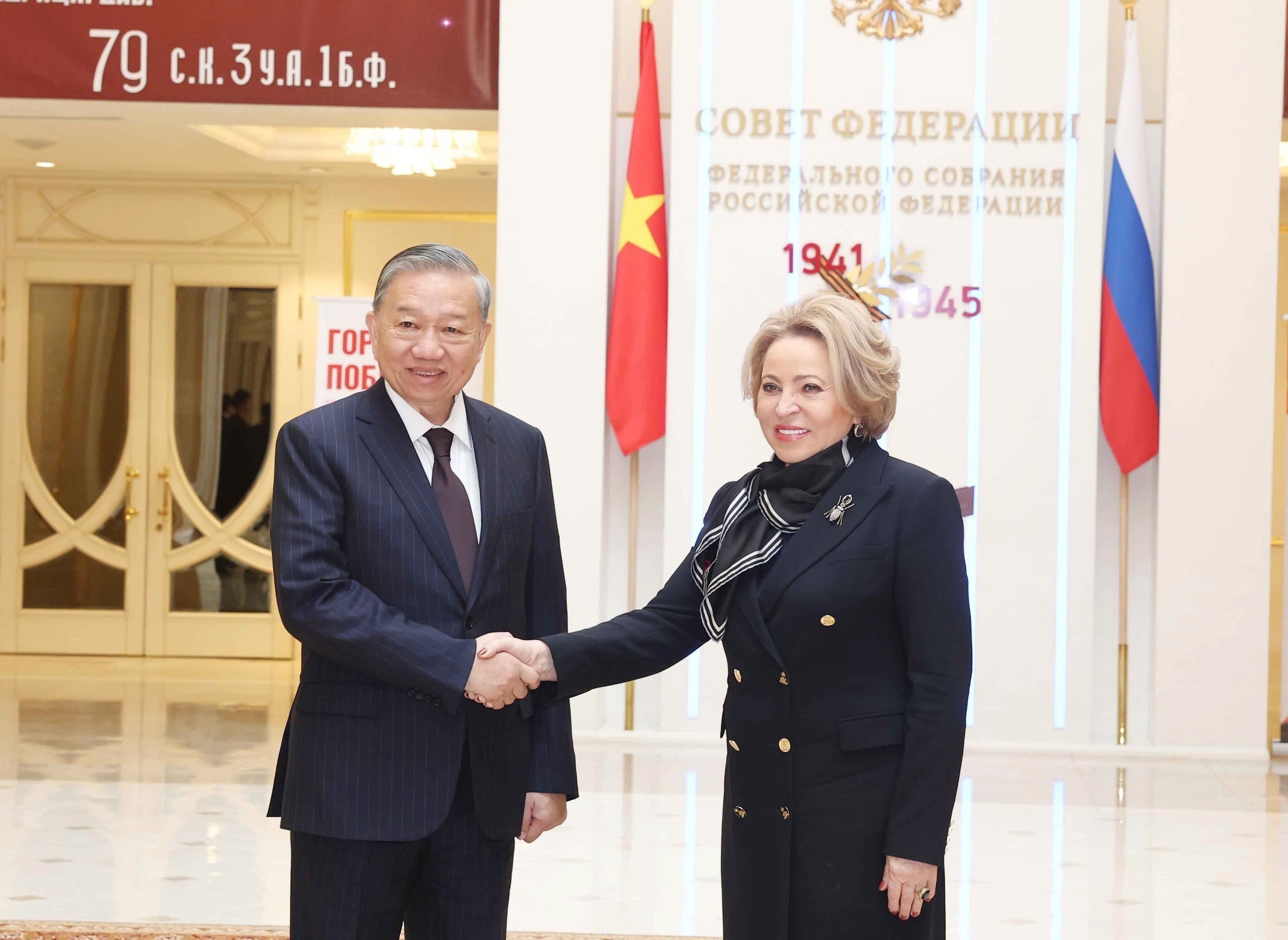 Tuyên bố chung về quan hệ Đối tác chiến lược toàn diện Việt Nam - Nga trong giai đoạn hợp tác mới- Ảnh 5. Tuyên bố chung về quan hệ Đối tác chiến lược toàn diện Việt Nam - Nga trong giai đoạn hợp tác mới- Ảnh 5.