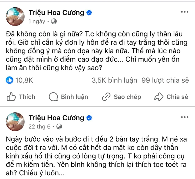 Chồng trẻ kém 36 tuổi đòi ly hôn cô dâu Thu Sao, bị vợ nặng lời? - Hình 1